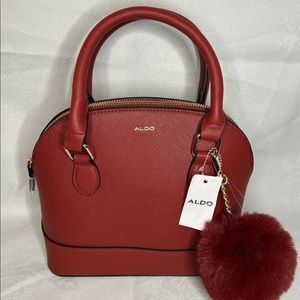 Aldo red bag.